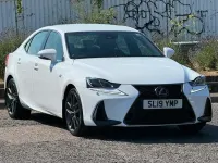 Used Lexus IS300h Sport Line 219 HP (161 kW) 2019 White Sedan
