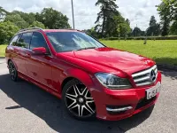 Used Mercedes C220 AMG 2013 Red Estate
