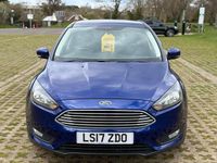 Used Ford Focus Zetec 2017 Blue Hatchback