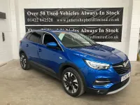 Used Vauxhall Grandland X Sport 120 HP (88 kW) 2018 Blue SUV