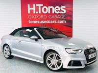 Used Audi A3 Cabriolet S-Line 150 HP (110 kW) 2018 Silver Cabriolet