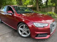 Used Audi A4 S-Line 147 HP (108 kW) 2017 Red Sedan