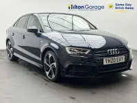 Used Audi A3 Black Edition 150 HP (110 kW) 2020 Blue Sedan
