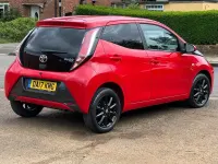 Used Toyota Aygo x-style 69 HP (50 kW) 2017 Red Hatchback