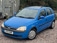 Used Vauxhall Corsa Comfort 2001 Blue Hatchback