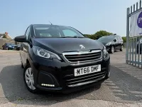 Used Peugeot 108 Access 68 HP (50 kW) 2016 Black Hatchback
