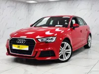 Usado Audi A3 Sportback S-Line 150 HP (110 kW) 2018 Vermelho Citadino