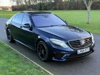 Used Mercedes S63L AMG AMG 800 HP (588 kW) 2014 Blue Sedan