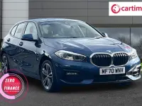Used BMW 118 Sport Line 140 HP (102 kW) 2020 Blue Hatchback