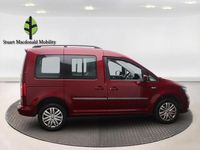 Begagnad VW Caddy Life 125 HK (91 kW) 2018 Röd Minibuss
