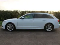 Begagnad Audi A6 S-Line 190 HK (139 kW) 2014 Vit Kombi