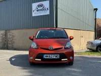 Used Toyota Aygo 68 HP (50 kW) 2012 Orange Hatchback