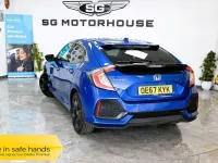 Used Honda Civic SR 129 HP (94 kW) 2017 Blue Hatchback