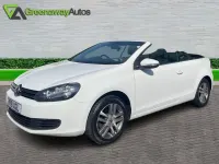Used VW Golf S 105 HP (77 kW) 2011 White Cabriolet