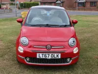Used Fiat 500 Lounge 69 HP (50 kW) 2017 Red Hatchback