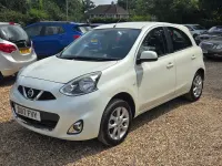 Used Nissan Micra Acenta 2017 White Hatchback
