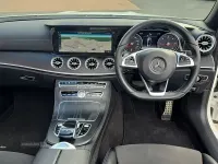 Used Mercedes E220 AMG Line Premium 194 HP (142 kW) 2018 White Cabriolet