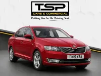 Used Skoda Rapid Elegance 105 HP (77 kW) 2015 Red Hatchback