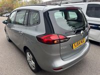 Used Vauxhall Zafira Tourer 130 HP (95 kW) 2014 Silver MPV