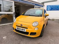 Used Fiat 500 S 69 HP (50 kW) 2015 Yellow Hatchback