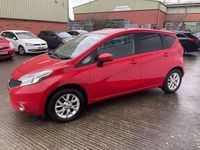 Used Nissan Note Acenta Premium 80 HP (58 kW) 2016 Red Hatchback