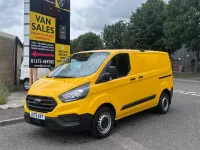Used Ford Transit Custom 130 HP (95 kW) 2022 Yellow Van