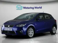 Used Seat Ibiza SE Technology 95 HP (69 kW) 2020 Blue Hatchback