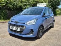 Used Hyundai i10 Premium 66 HP (48 kW) 2017 Blue Hatchback