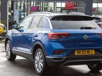 Used VW T-Roc SEL 150 HP (110 kW) 2020 Blue SUV