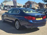Used BMW 520 Comfort Edition 190 HP (139 kW) 2017 Blue Sedan