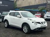 Used Nissan Juke Acenta Premium 110 HP (80 kW) 2014 White SUV