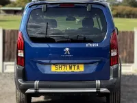 Used Peugeot Rifter Allure 102 HP (75 kW) 2022 Blue MPV