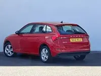 Used Skoda Scala SE 95 HP (69 kW) 2021 Red Hatchback
