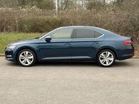 Used Skoda Superb SE L 190 HP (139 kW) 2021 Blue Hatchback