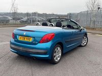 Used Peugeot 207 CC Sport 2008 Blue Cabriolet