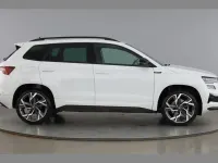 Used Skoda Karoq SportLine 150 HP (110 kW) 2025 Moon white metallic SUV