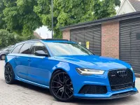 Begagnad Audi RS6 Performance 2017 Blå Kombi