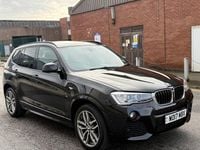 Used BMW X3 M Sport 190 HP (139 kW) 2017 Black SUV