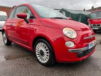 Used Fiat 500 Lounge 69 HP (50 kW) 2010 Red Hatchback