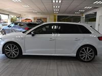 Used Audi A3 Sportback Black Edition 150 HP (110 kW) 2018 White Hatchback