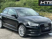 Used Audi A1 S-Line 125 HP (91 kW) 2016 Black Hatchback