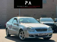 Used Mercedes C180 SE 143 HP (105 kW) 2007 Silver Coupe