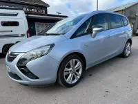 Used Vauxhall Zafira SRi 140 HP (102 kW) 2016 Silver MPV