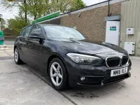 Begagnad BMW 116 Efficient Dynamics 2016 Svart Halvkombi