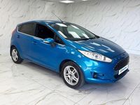 Begagnad Ford Fiesta 2014 Blå Halvkombi
