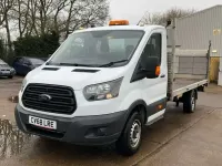 Used Ford Transit 130 HP (95 kW) 2018 White Cabriolet