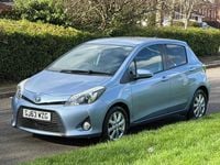 Used Toyota Yaris Hybrid T4 2013 Blue Hatchback