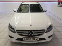 Used Mercedes C200 SE 2018 White Estate