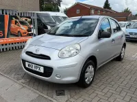 Used Nissan Micra Visia 98 HP (72 kW) 2011 Silver Hatchback