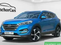 Usado Hyundai Tucson Premium 141 HP (103 kW) 2017 Azul SUV
